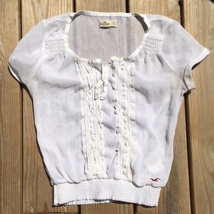 White Hollister Blouse